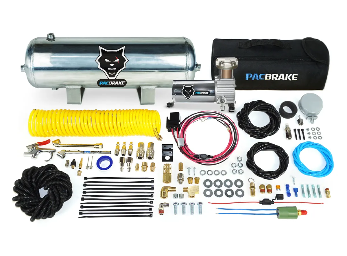 HP10164-AL Onboard Air Kit with 2 1/2 Gallon Aluminum Air tank W/Air Compressor HP10164-AL product image