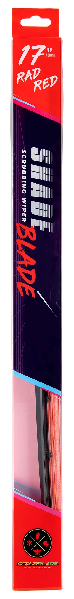 17in 430mm Red Silicone Shadeblade Wiper Blade product image