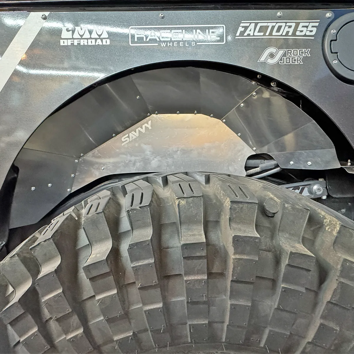 0718 Wrangler Rear Fender Inner Liner Raw product image