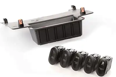 Rugged Ridge Rugged Ridge Etched Lower 5 Switch Panel Kit - JK 2011+