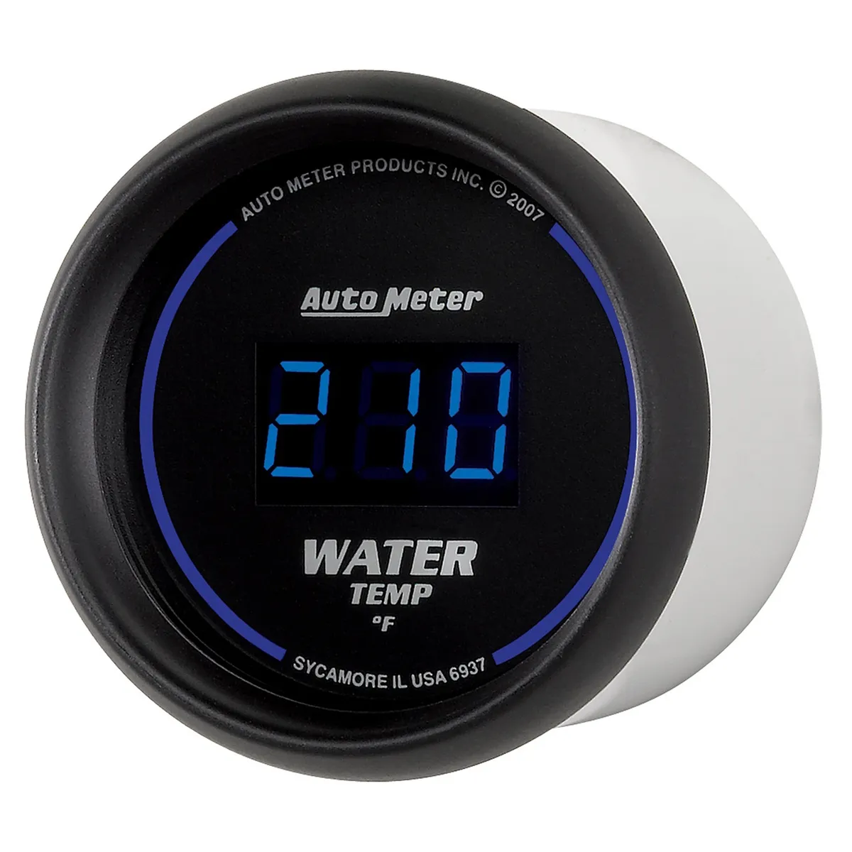 Gauge, Water Temp, 2 1/16", 340?F, Digital, Black Dial w/ Blue LED product image