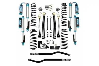 EVO Manufacturing EVO Manufacturing 4.5in Enforcer Lift Kit, Stage 3 PLUS w/ King 2.5 Shocks - JL