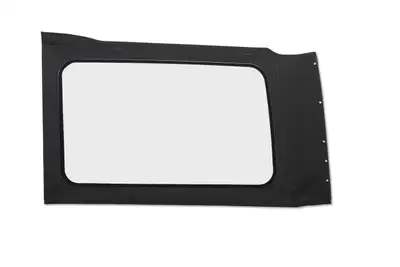 Bestop Replacement Windows forJeep Soft Top OE JL Replacement Jeep Windows For Jeep 2018-Current Wrangler JL 4 Door Quarter Left Hand 4 Door Clear Black Premium Twill Bestop