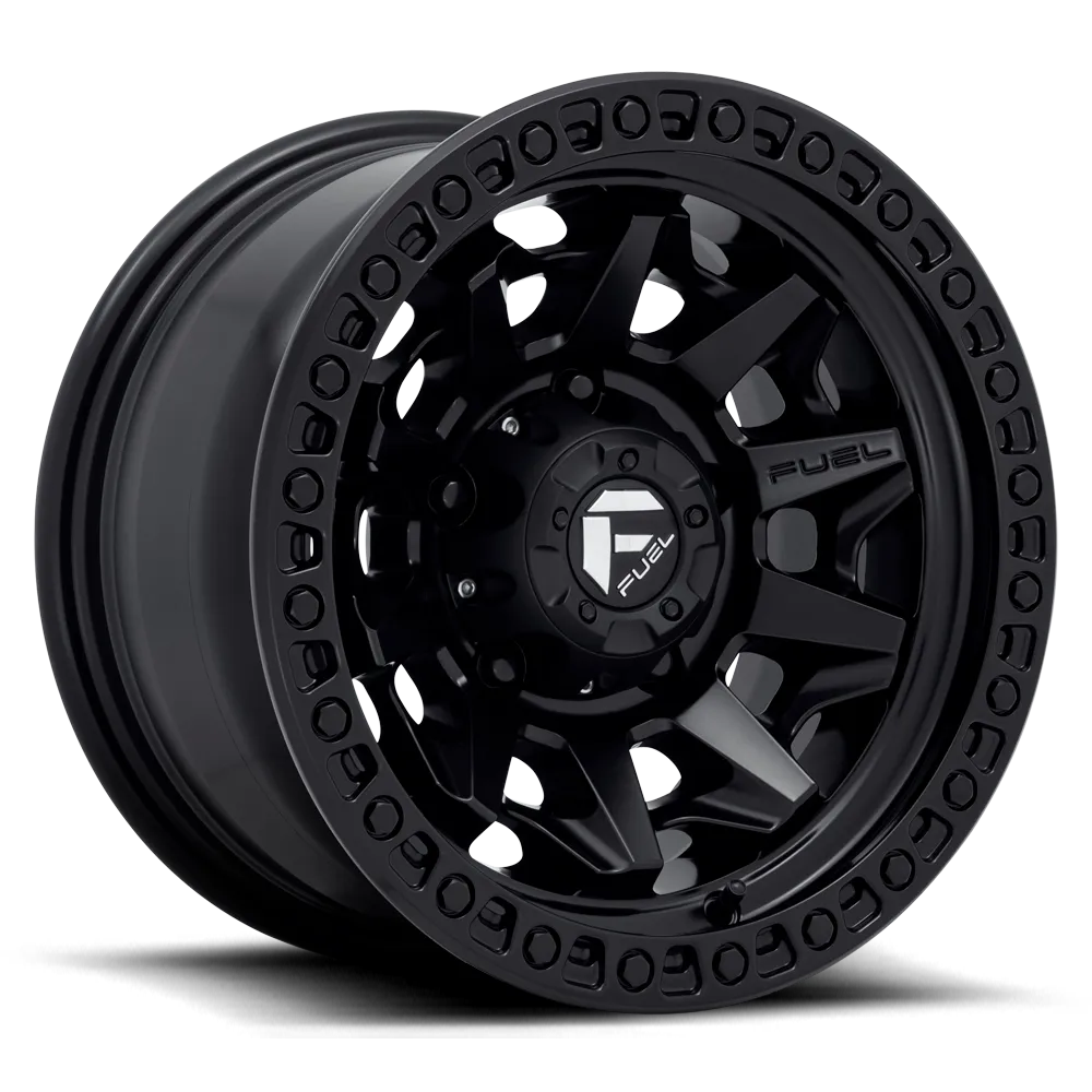 Fuel Off-Road Aluminum Wheels 17X9 Covert D694 5 On 127 Matte Black 71.5 Bore 1 Offset Multi Spoke Fuel Off Road Wheels