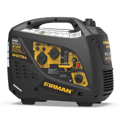 Firman Power Equipment W01784inverter 2100/1700w Recoil Start Gasoline Powered Parallel Builtin Portable Generator