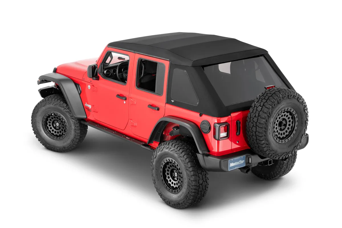 MasterTop Complete Fastback Top, 18-Present Jeep JLU Wrangler 4 Door, MasterTwill MasterTop product image