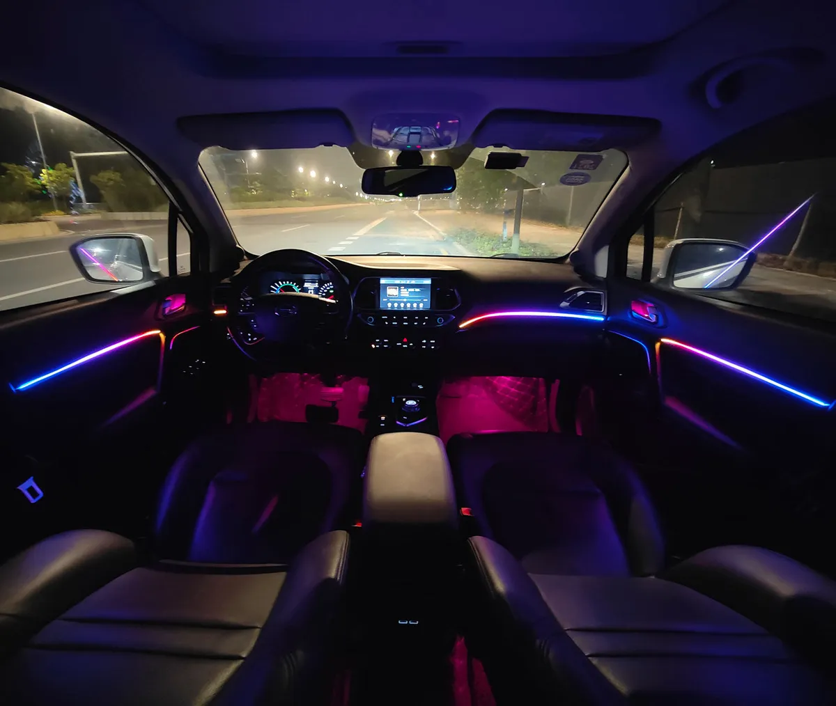 Oracle Lighting Dynamic ColorSHIFT 18 Piece Universal Full LED Interior Dash Board Kit 4240-332 product image