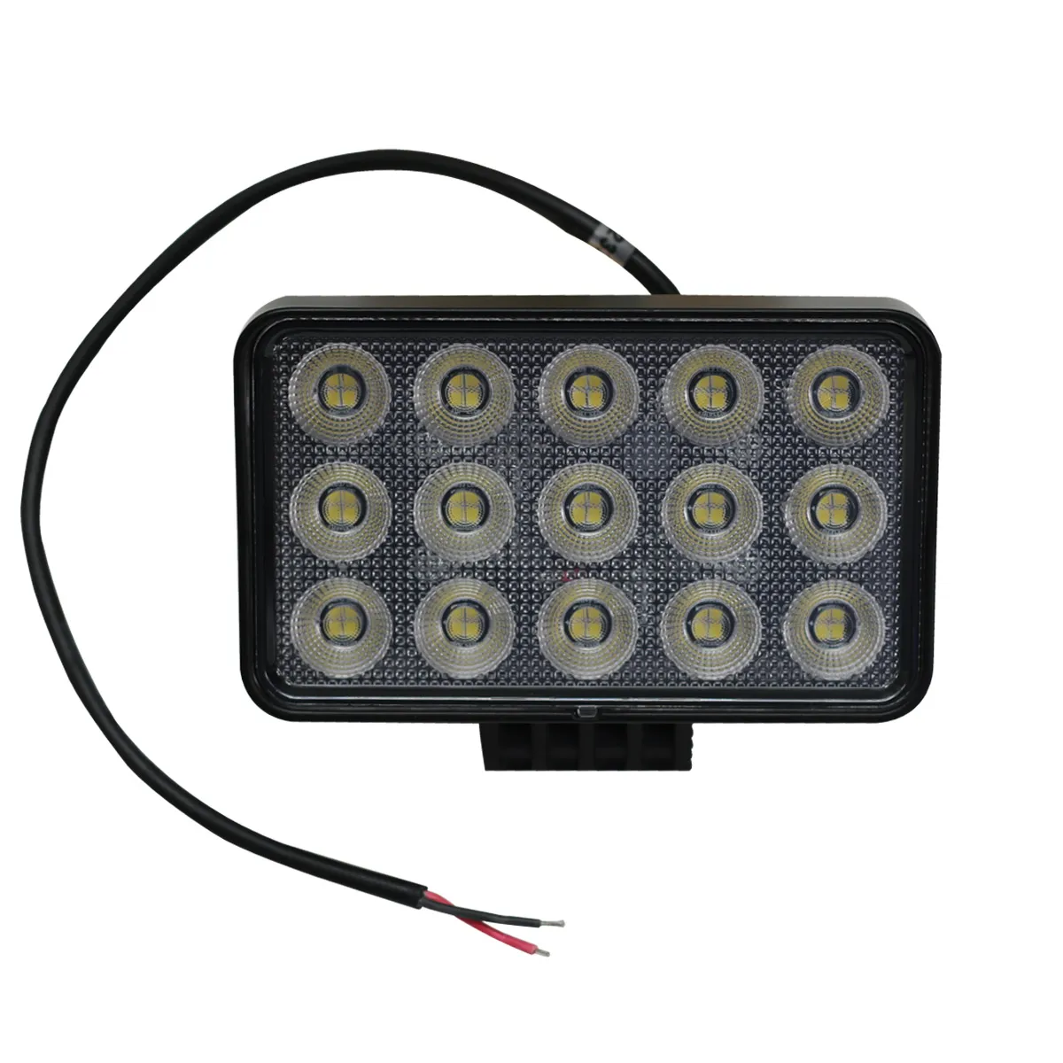 6 x 3.75in 60-Watt Rectangle IQ Series Auxiliary LED Flood Beam Light - Industrial Grade Quadruplex Optical System product image