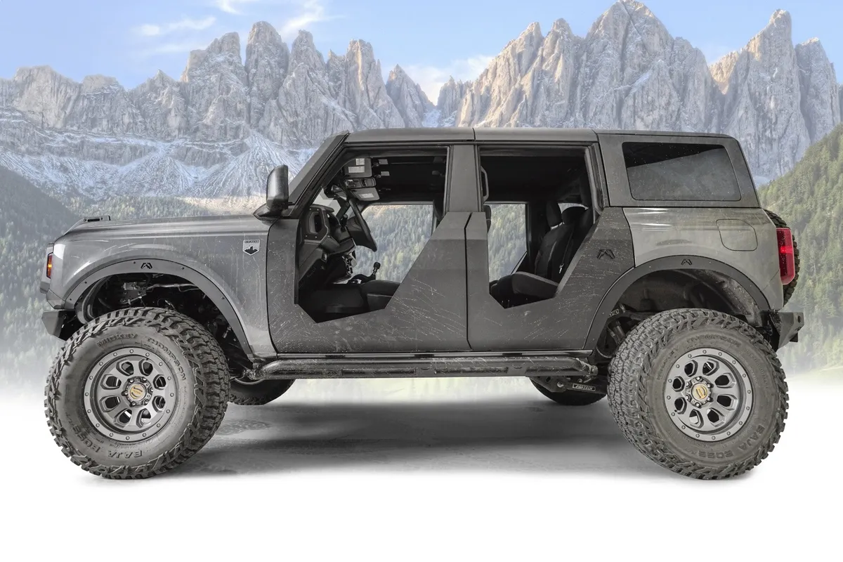 Fender Flare; Delete; Matte Black Powder Coat; product image