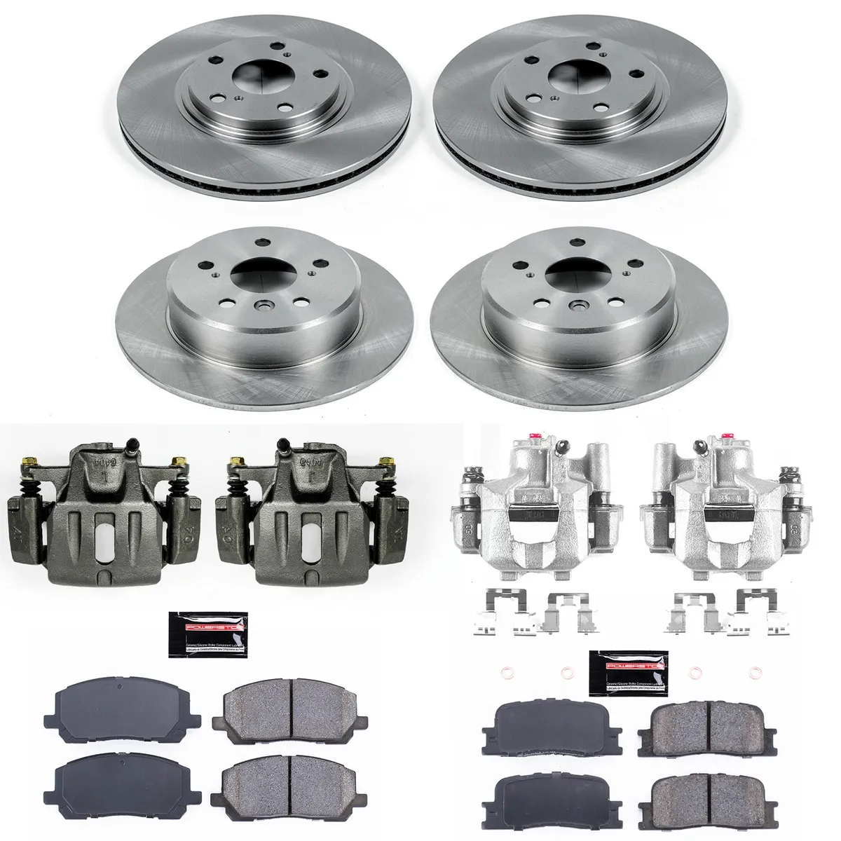 Z17 Direct Replacement Kit: Rotors; Ceramic Pads; Calipers product image