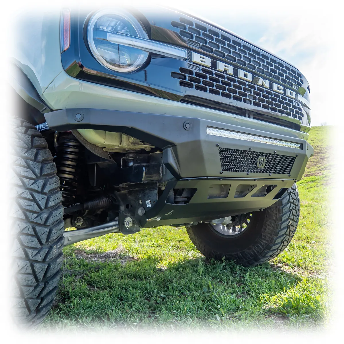 2021+ Ford Bronco Hyperlyte Front Bumper & Skid Plate product image