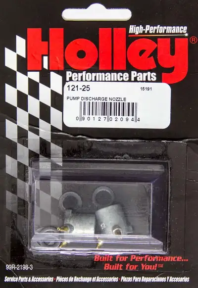 Holley Accelerator Pump Discharge Nozzle .025in Hole Tube Type w/ 4 Gaskets 2 p