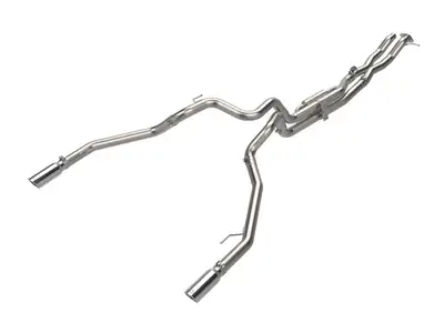 aFe Power AFE Power Vulcan Series 3 IN 304 Stainless Steel Cat-Back Exhaust System w/ Polished Tips Ford Ranger Raptor 24-26 V6-3.0L (tt) 49-33152-P 49-33152-P