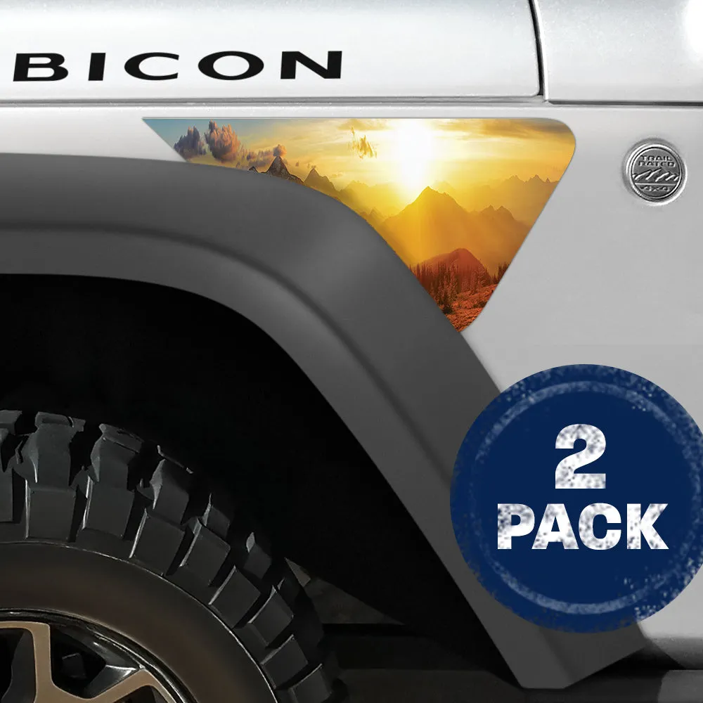 Adventure Awaits 2pc Vinyl Fender Decal product image