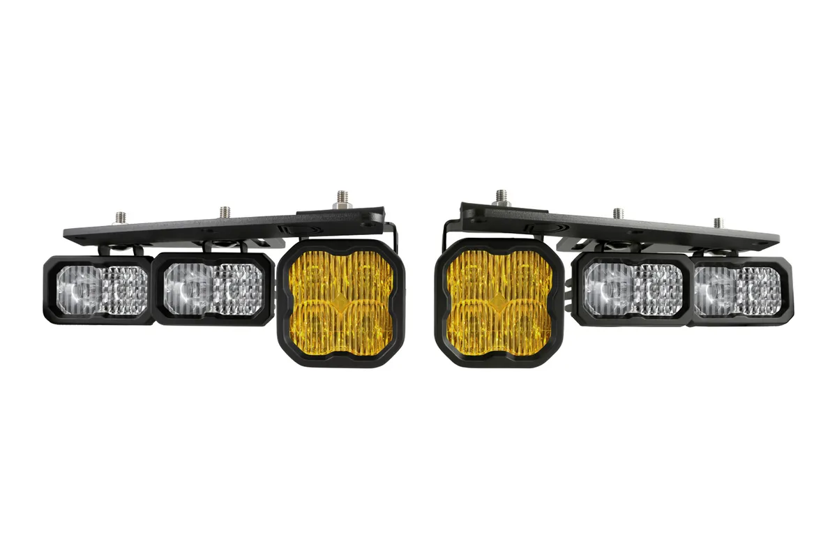 Diode Dynamics - Stage Series Fog Pocket Kit for 2021+ Ford Bronco, Yellow Max product image