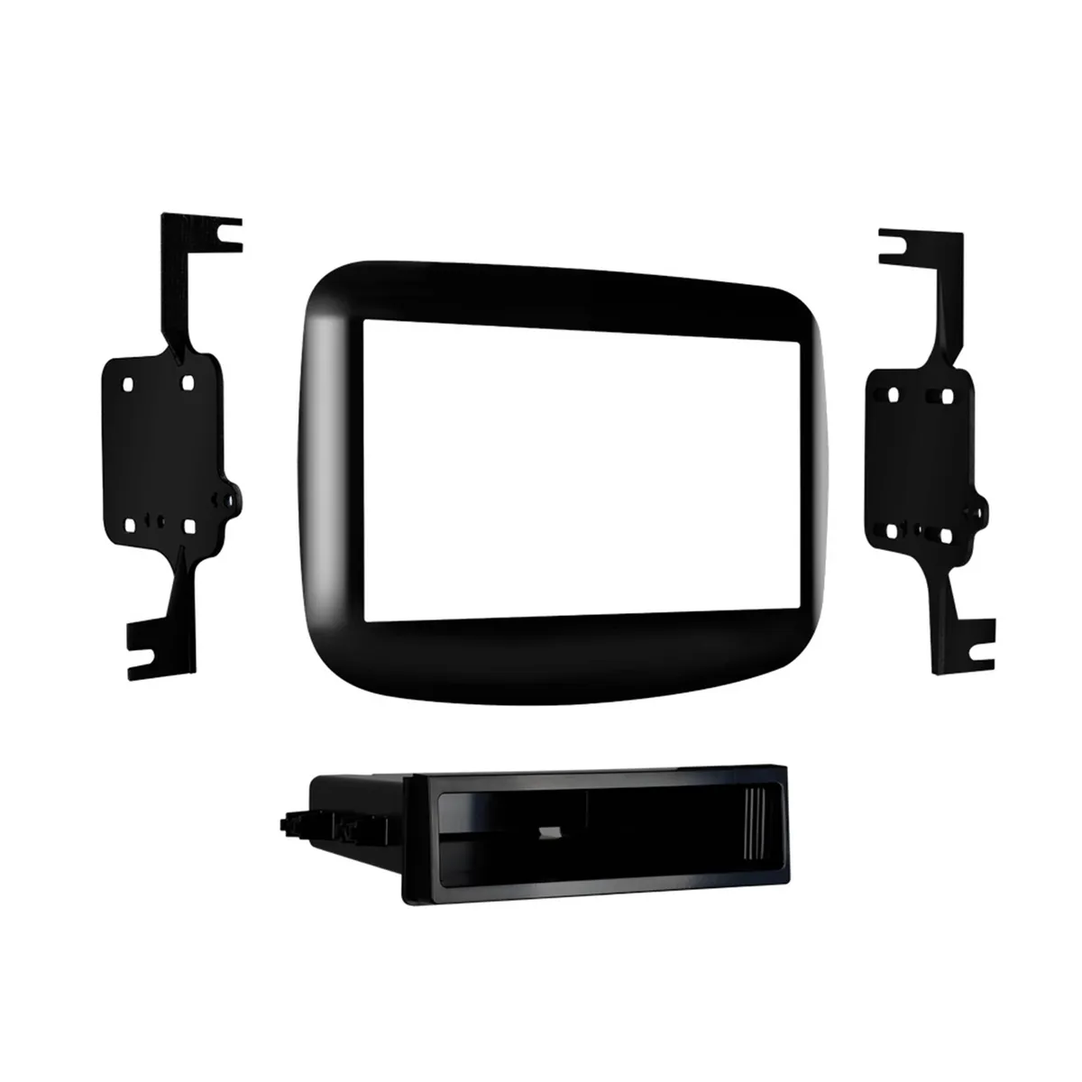Metra Electronics Custom Fit Mounting Kit; ISO DIN Radio Provision w/Pocket; Incl.: Radio Trim Panel/Radio Brackets/Pocket/Screws;