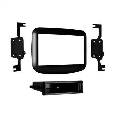 Metra Electronics Custom Fit Mounting Kit; ISO DIN Radio Provision w/Pocket; Incl.: Radio Trim Panel/Radio Brackets/Pocket/Screws;