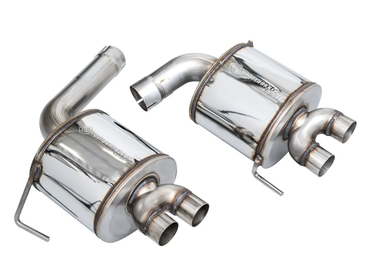 Awe Touring Edition Exhaust For va Sti / gv Wrx / gv Sti Sedan - Chrome Silver Quad Tips (102mm) product image