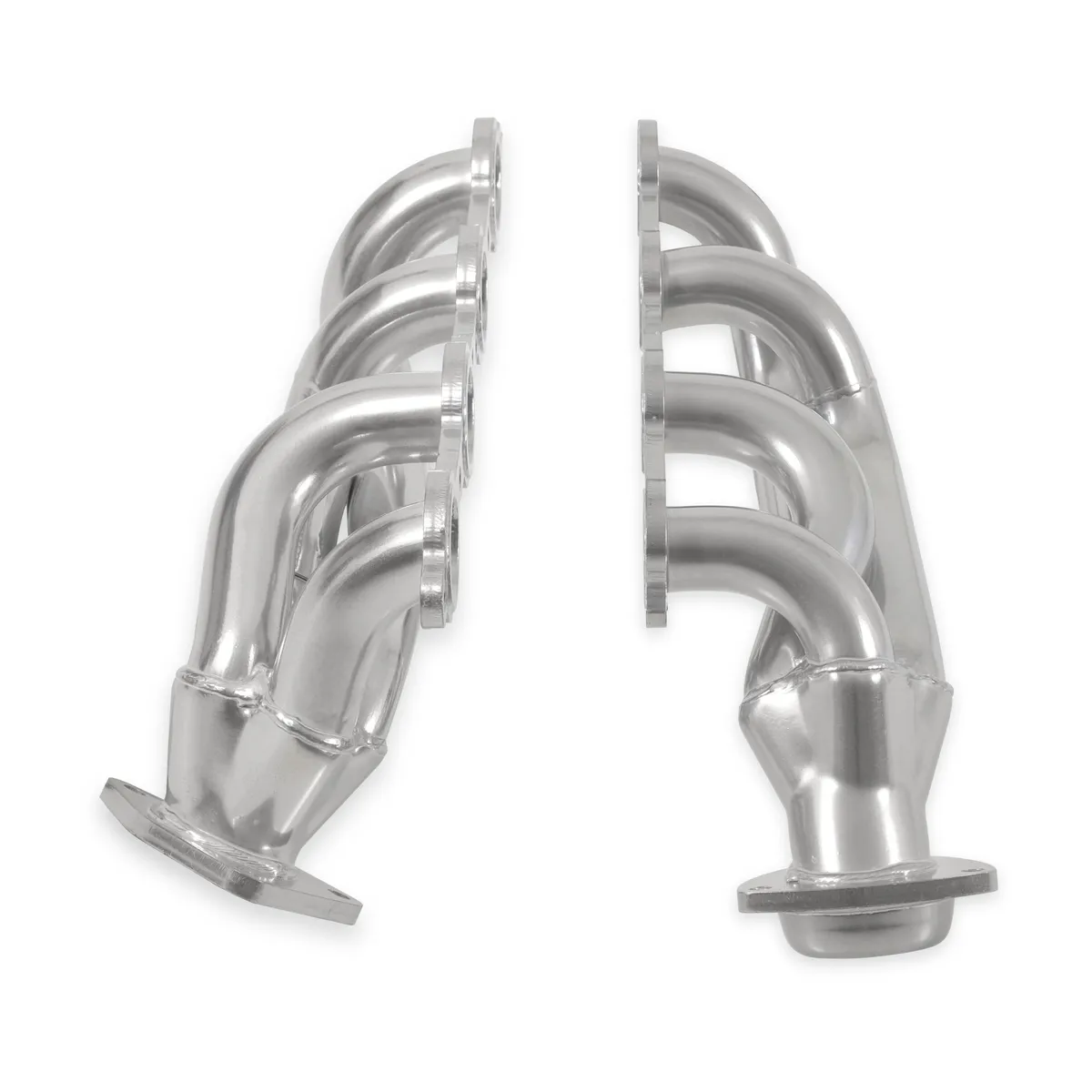 02-09 GM Truck/SUV 4.8L/5.3L/6.0L/6.2L V8 Shorty Headers 1-5/8in Primary 16 Gauge Tubing 3/8in Flange Silver Ceramic Coating CARB Certified 409S Stainless Steel product image