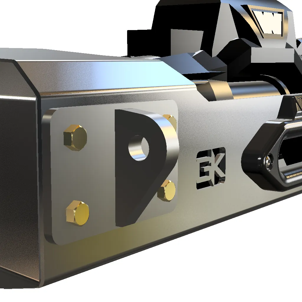 Gauntlet Front Bumper w/Winch Plate for Jeep JL/JT (2018-2024) product image