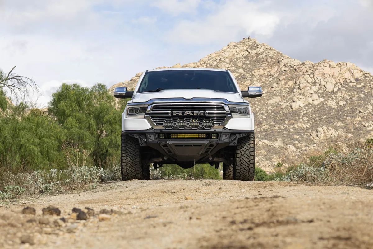 DV8 2019-2025 Ram 1500 Tube Front Bumper FBDR1-07 product image