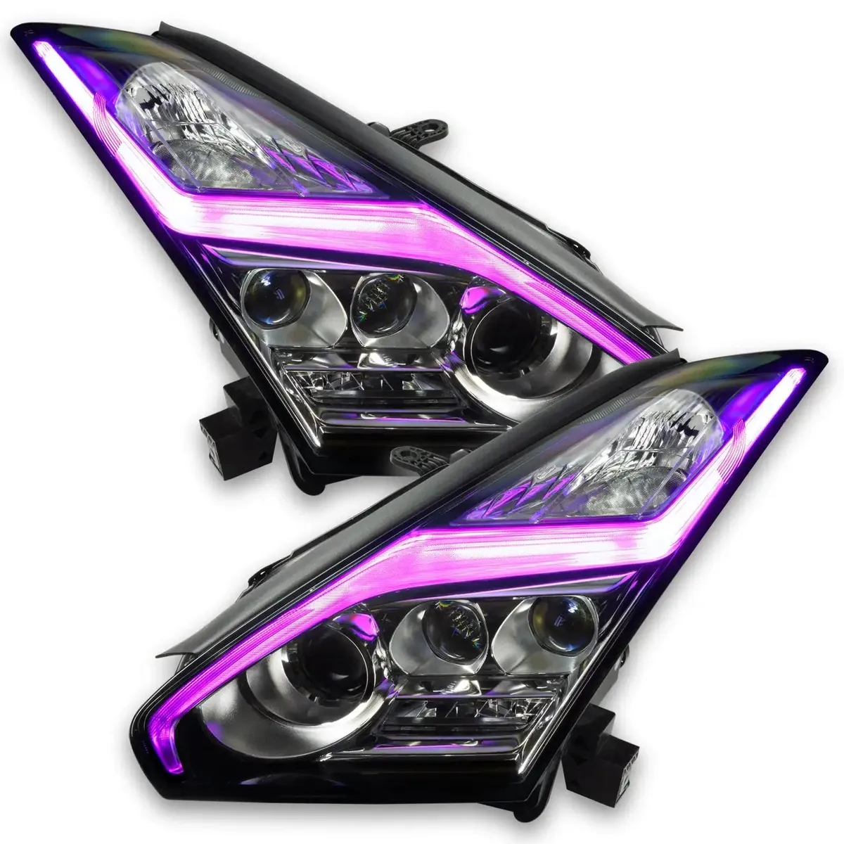 Oracle Lighting 2015-2024 Nissan Gt-R Colorshift "lightning Bolt" Rgb+w Headlight DRL Upgrade Kit product image