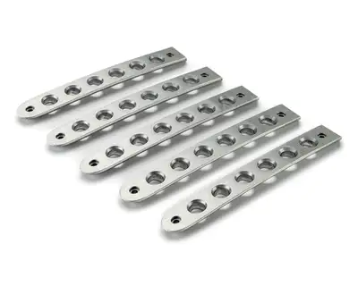 DV8 Offroad DV8 Offroad D-JP-190015-AL-5 Aluminum Door Handle Inserts; 5-Pieces