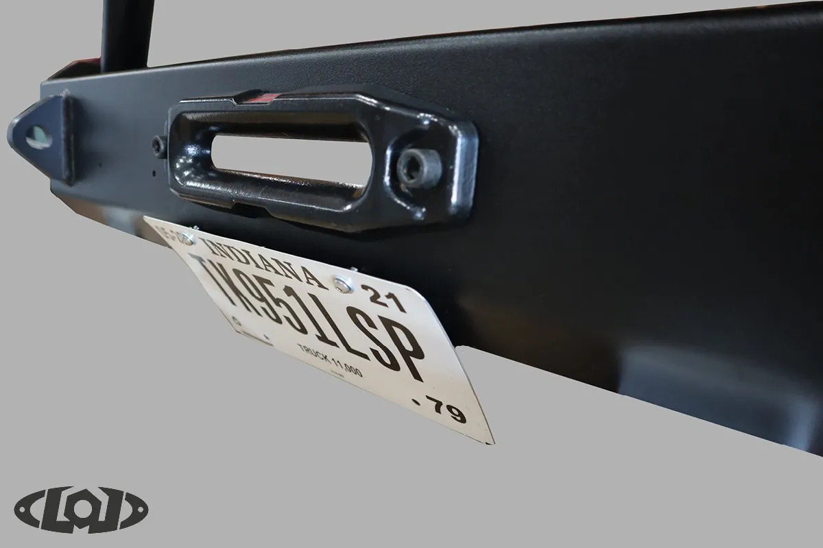 Signature Series License Plate Front Bumper Under Mount (Black Powder Coated) product image