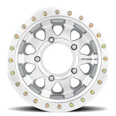 Method Race Wheels Aluminum Wheels 17x8 Buggy Beadlock MR101 Bolt Pattern 5 On 205 Offset -51 Lip Size 5.16 Raw Machined Method