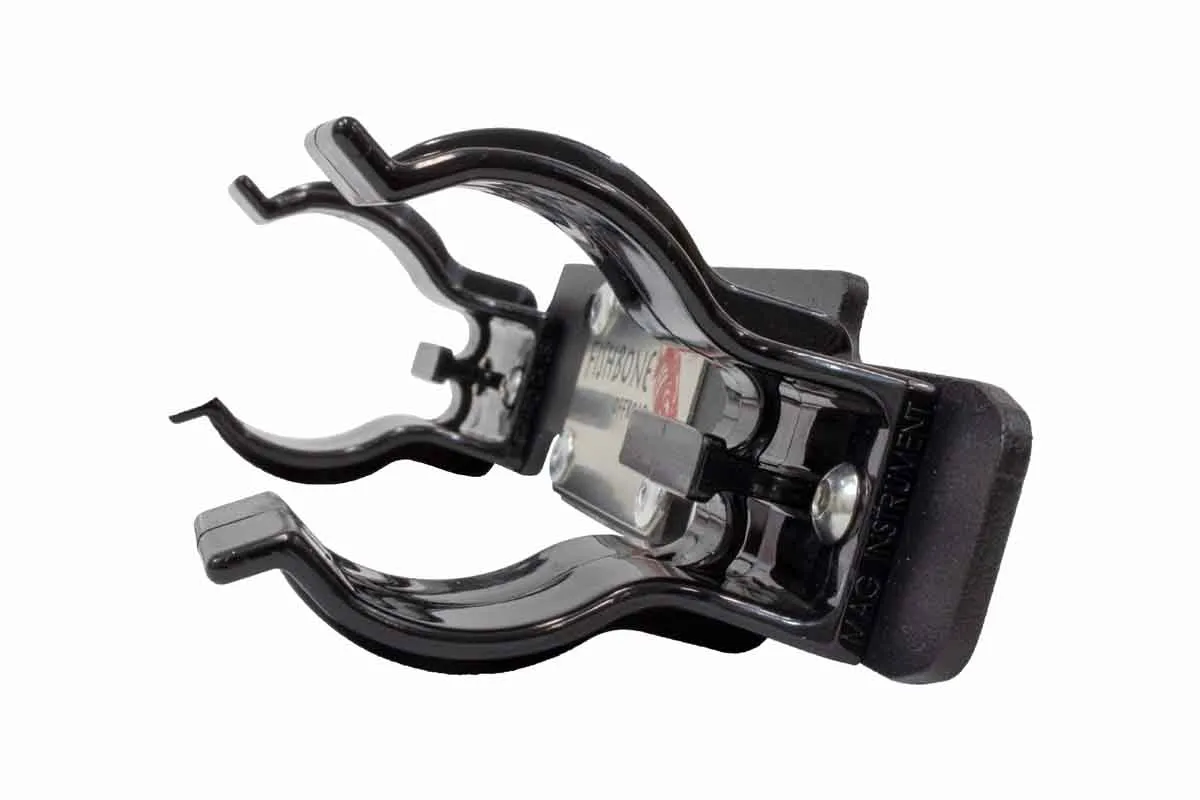 0718 Wrangler Front Seat Flashlight Mount Black Powder Coat Black Powder Coat 11 Gauge Steel product image