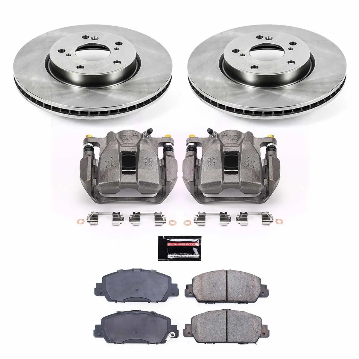 Z17 Direct Replacement Kit: Rotors; Ceramic Pads; Calipers product image