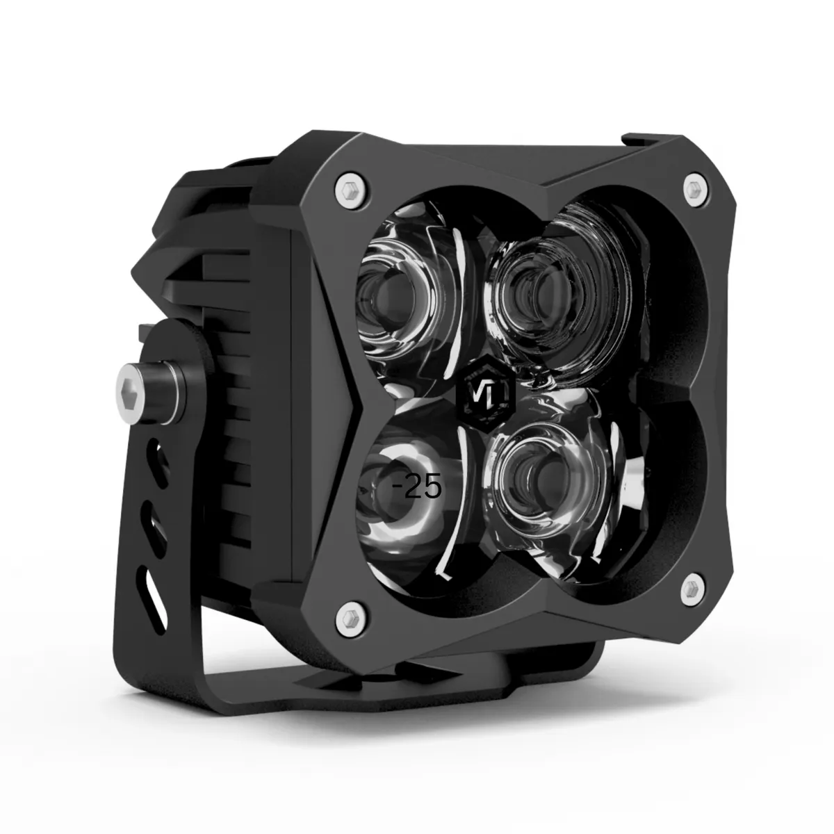 FNG 3 RR Intense 3 Inch Backlit Flood Light Pods Flush Mount Single Vivid Lumen product image