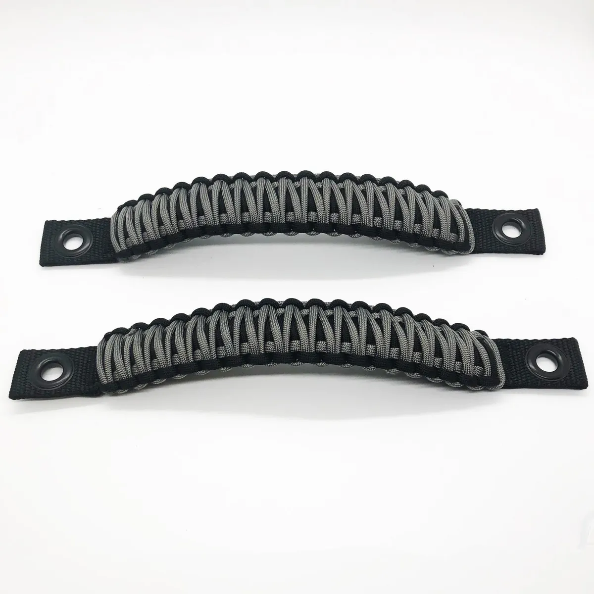 TJ Door Handles, Paracord Jeep® Grab Handles for Jeep Wrangler TJ & LJ 97-06 - Interior Door Pull Handles 550 Paracord Grab Handles w/ Grommets (PAIR) | Bartact® product image