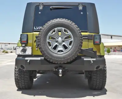 Steelcraft Automotive 0718 Tire Carrier For Wrangler JK Rear Bumper 6592500 Textured Black Tire Carr