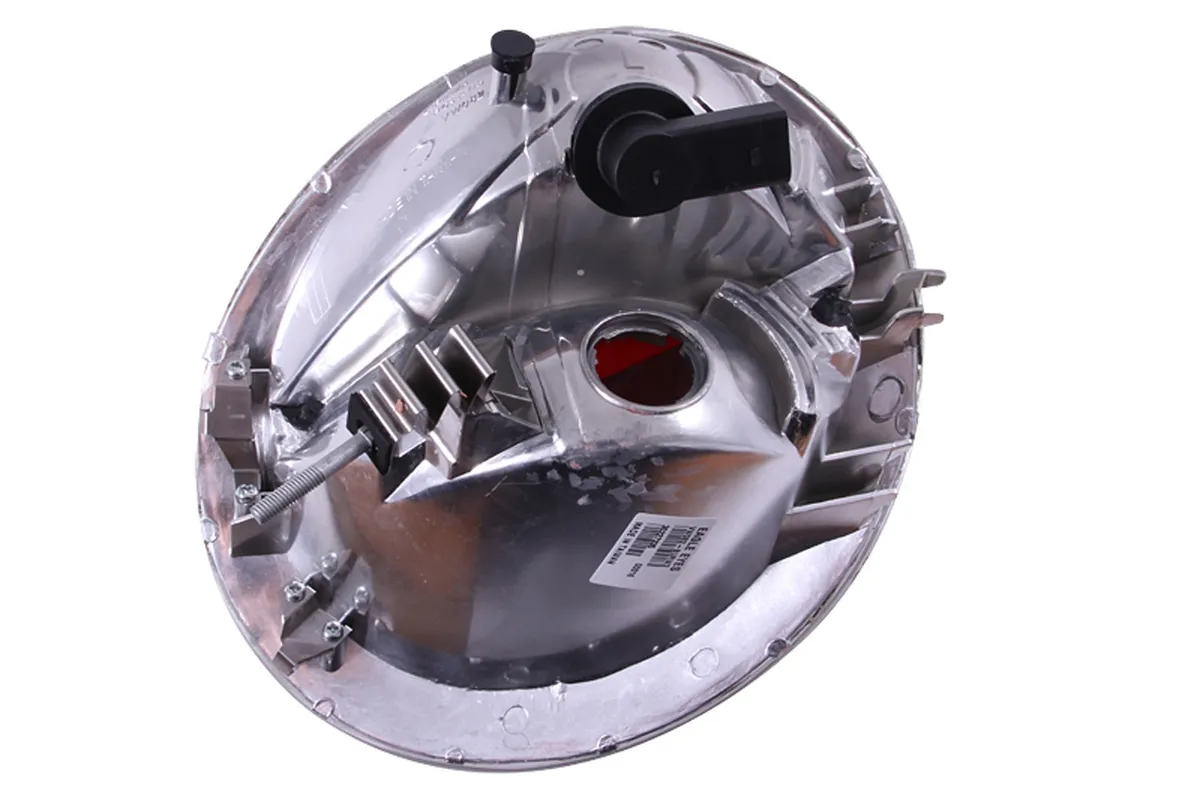 Tail Light Assembly; Clear Lens; Chrome Housing; Pair; product image