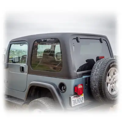 Turn Offroad Turn Offroad Squareback Hardtop, Textured Black - 1 Piece - TJ