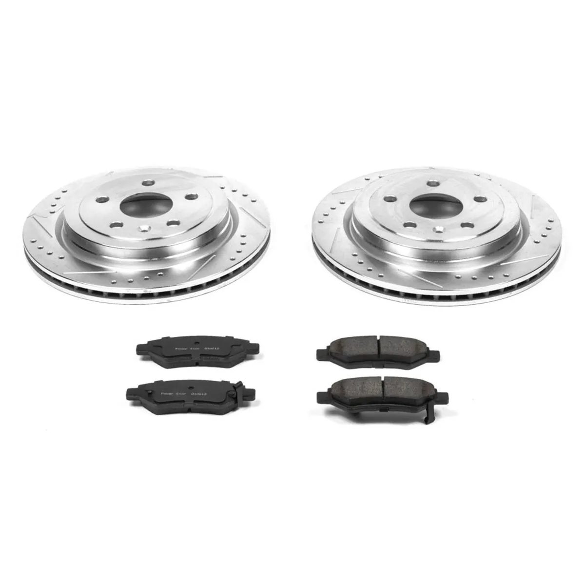 Z23 Evolution Sport Upgrade Kit: Drilled/Slotted Rotors; Carbon-Fiber Ceramic Pads W/Hardware product image