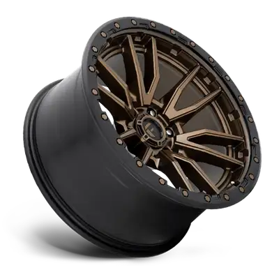 Fuel Off-Road Aluminum Wheels 17X9 Rebel D681 6 On 139.7 Matte Bronze Black Bead Ring 106.1 Bore 1 Offset Fuel Off Road Wheels