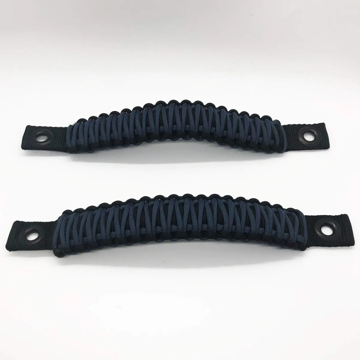 Bartact Paracord Grab Handles Rear Pair Bolt-On For Jeep Wrangler Jl, Jlu 2018-2025 - 550 Paracord | Bartact | Black / Baby Pink