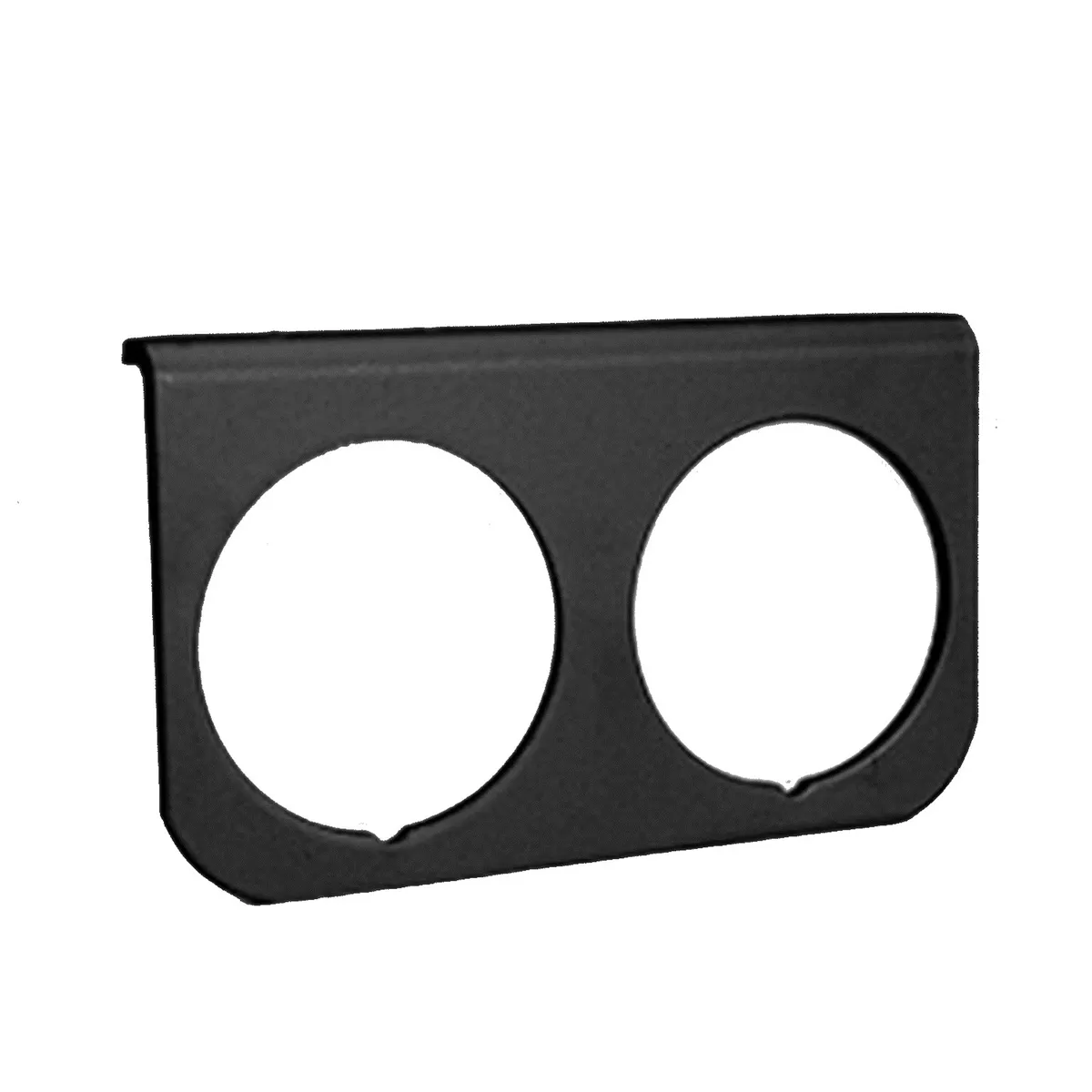Autometer 2237 Gauge Mounting Panel, Dual, 2 1/16, Black, Aluminum product image