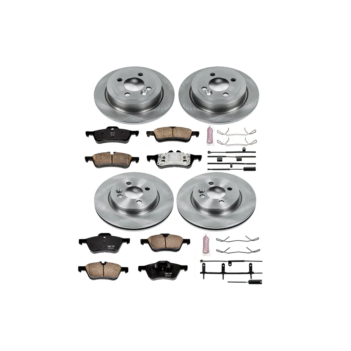 Z17 Direct Replacement Kit: Rotors; Ceramic Pads W/Hardware; Pad Sensors product image