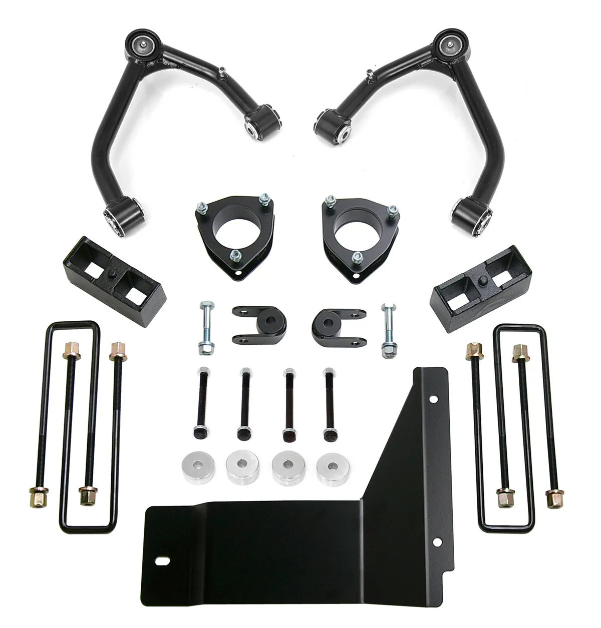 4ft. SST Lift Kit Front with 3ft. Rear Blocks with Upper Control Arms for Cast Steel OE Upper Control Arms without Shocks product image