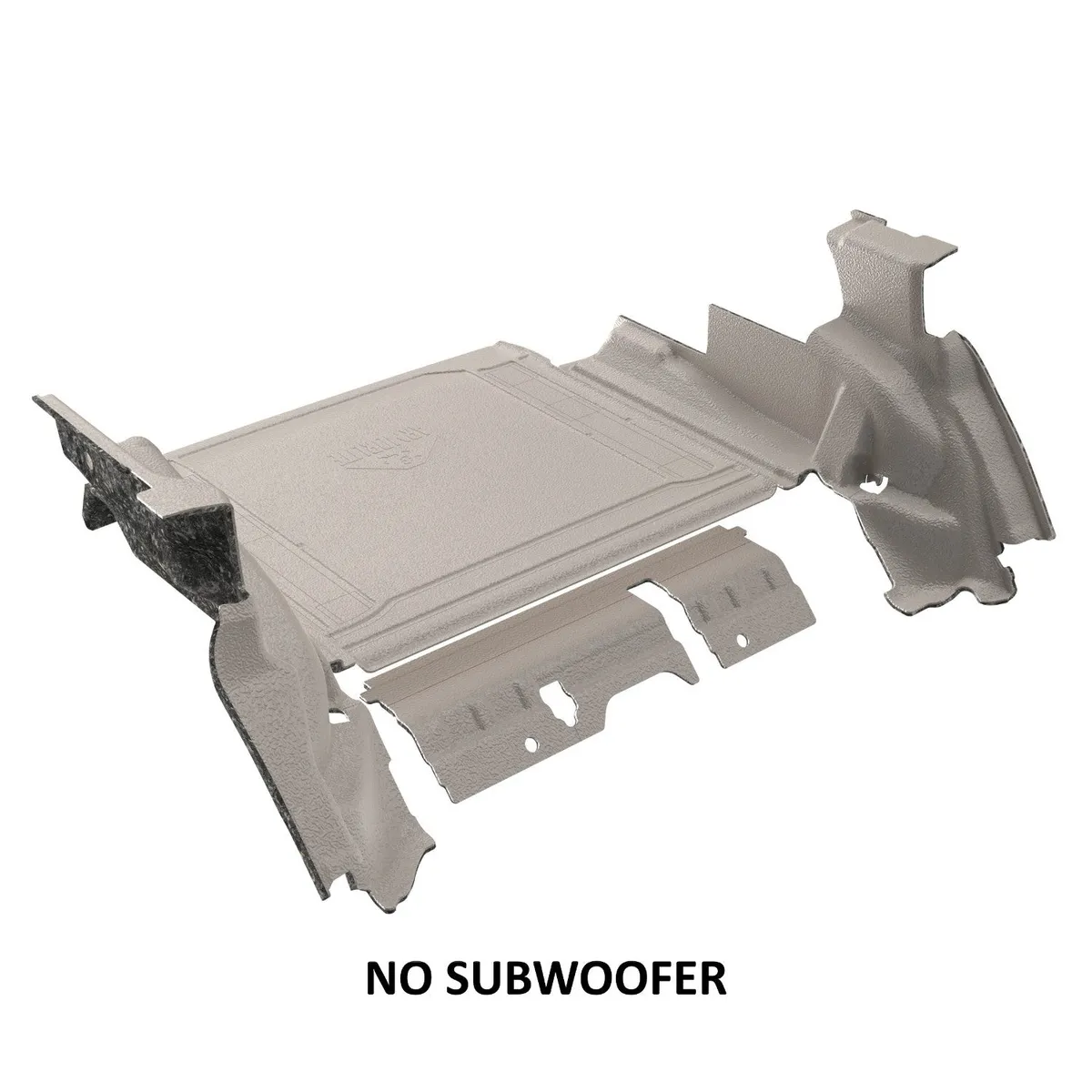 2024-current JLU 4DR cargo set with subwoofer wheelhouse covers cargo mat closeout mesa smoke product image