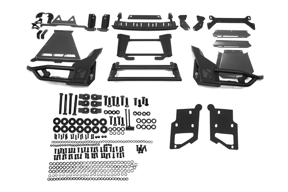 DV8 2022-2025 GMC Sierra 1500 Tube Front Bumper FBGC1-04 product image