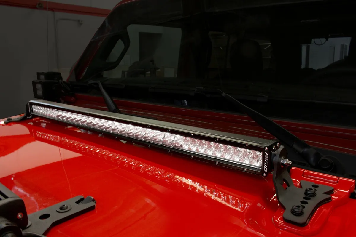 Go Rhino 731300T - XE Hood Hinge Light Mount - Textured Black product image