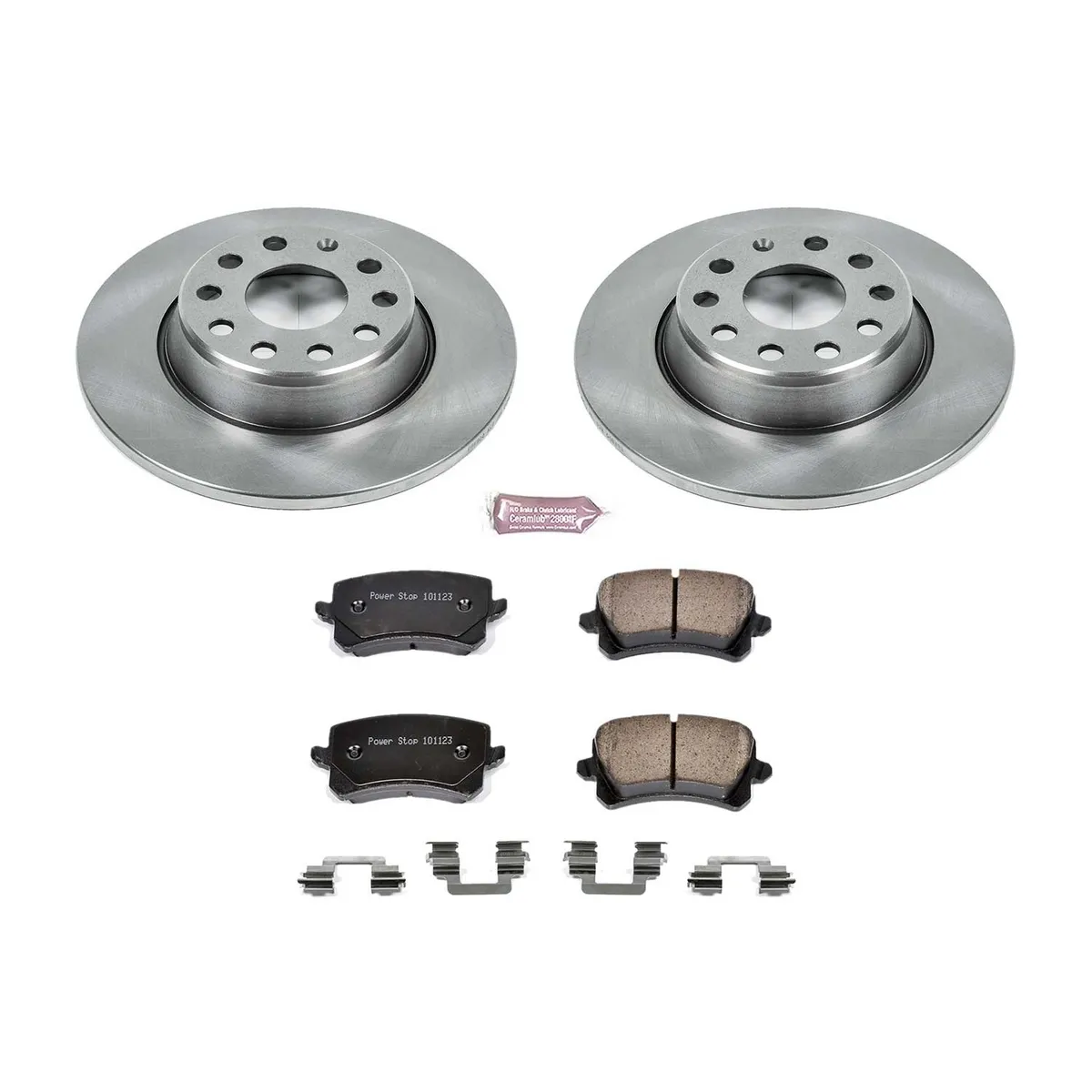 Z17 Direct Replacement Kit: Rotors; Ceramic Pads W/Hardware product image