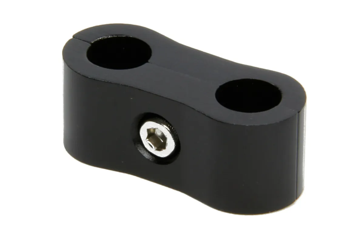 Vibrant Performance Line Separators; 0.3125 in. Hole ID; 6061 Aluminum; Black Anodized;