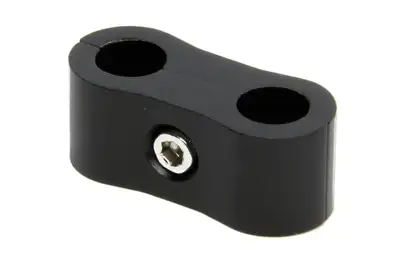 Vibrant Performance Line Separators; 0.3125 in. Hole ID; 6061 Aluminum; Black Anodized;