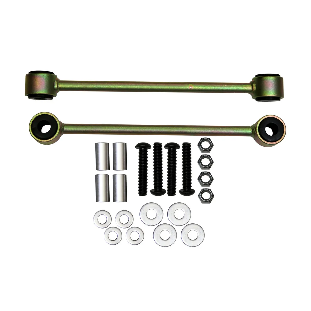 Skyjacker Sway Bar Extended End Links Lift Height 2-3.5 Inch Black Rubber Bushings 07-18 Wrangler JK Skyjacker