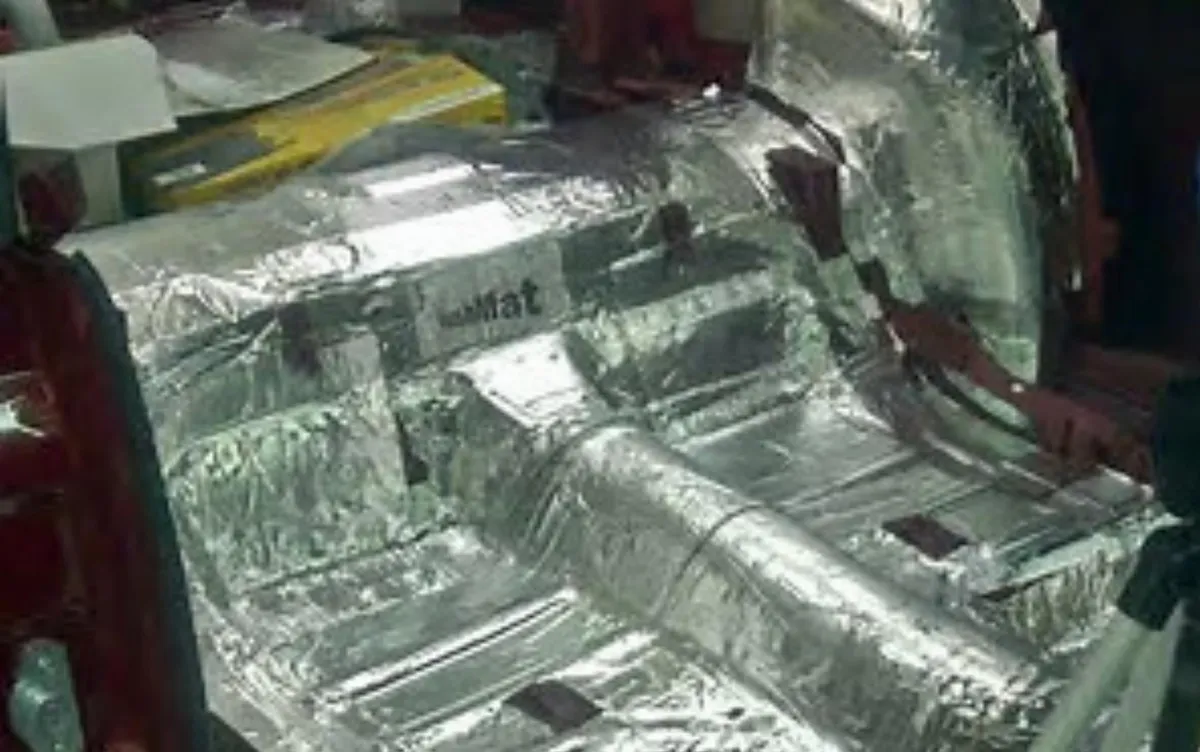 Floor Pan Custom Insulation Kit Polymer Black Backing Silver product image